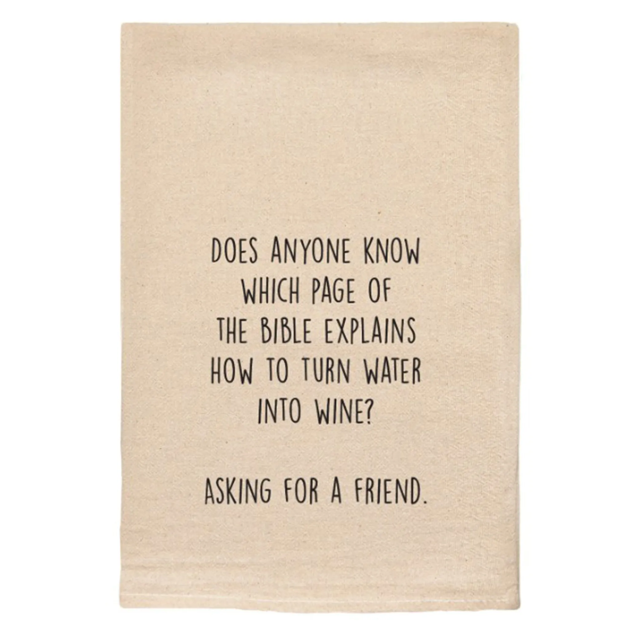 Water Into Wine Tea Towel