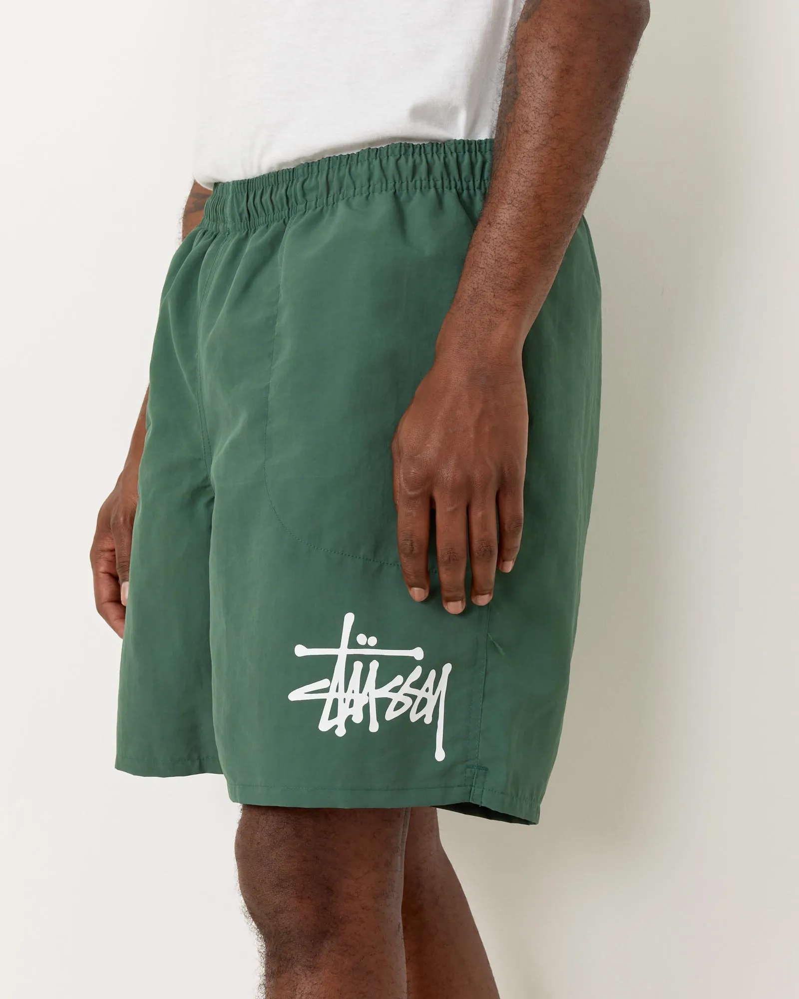 Water Shorts in Emerald