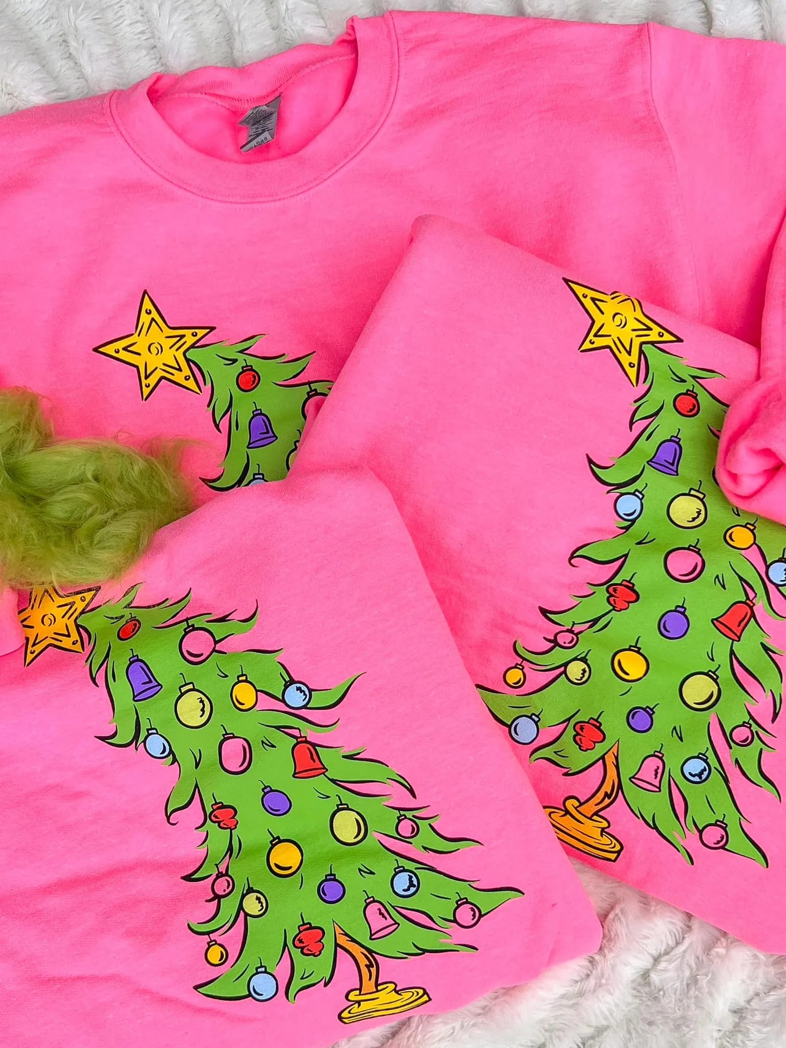 Who Christmas Tree Pullover Sweatshirt