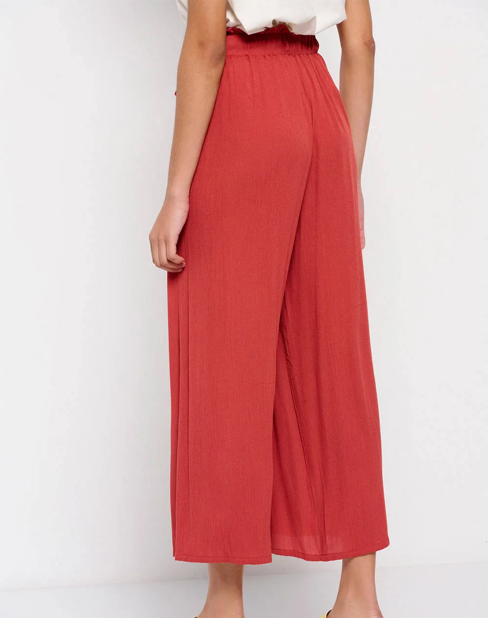 Wide leg palazzo pants