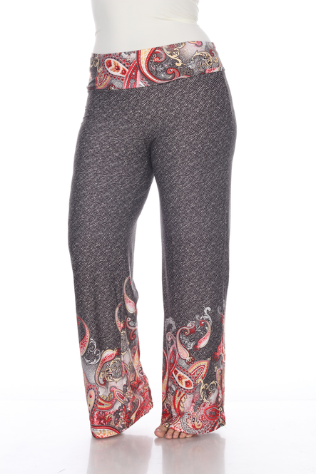 Women's Paisley Palazzo Pants - Style