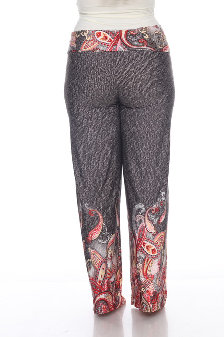 Women's Paisley Palazzo Pants - Style