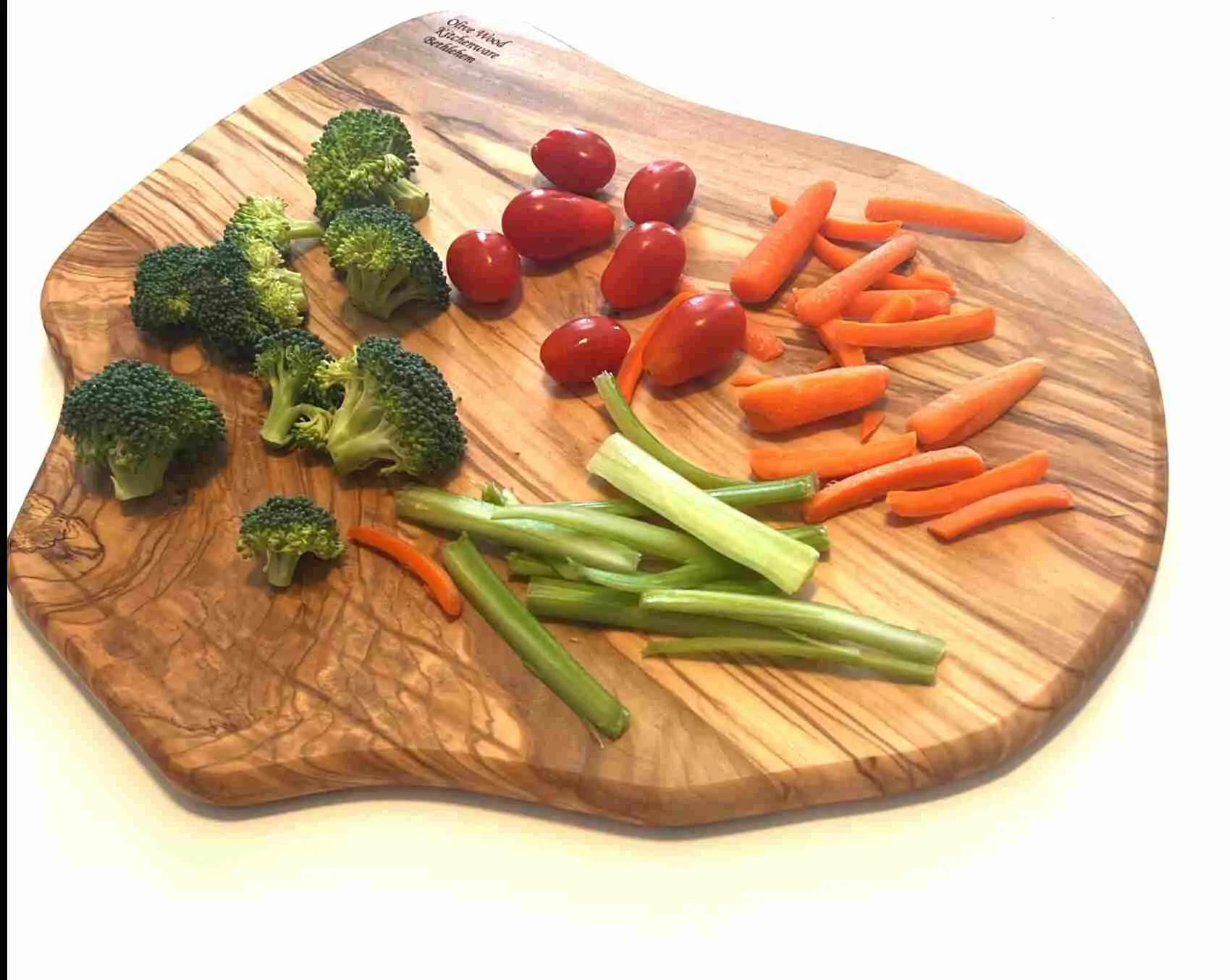 Wooden Cutting Board / Charcuterie Board  Handmade from Olive Wood Grown in Holy Land