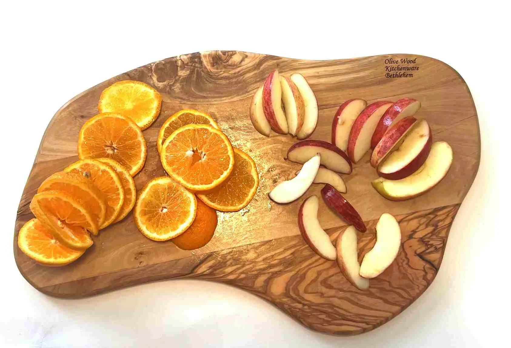 Wooden Cutting Board / Charcuterie Board  Handmade from Olive Wood Grown in Holy Land