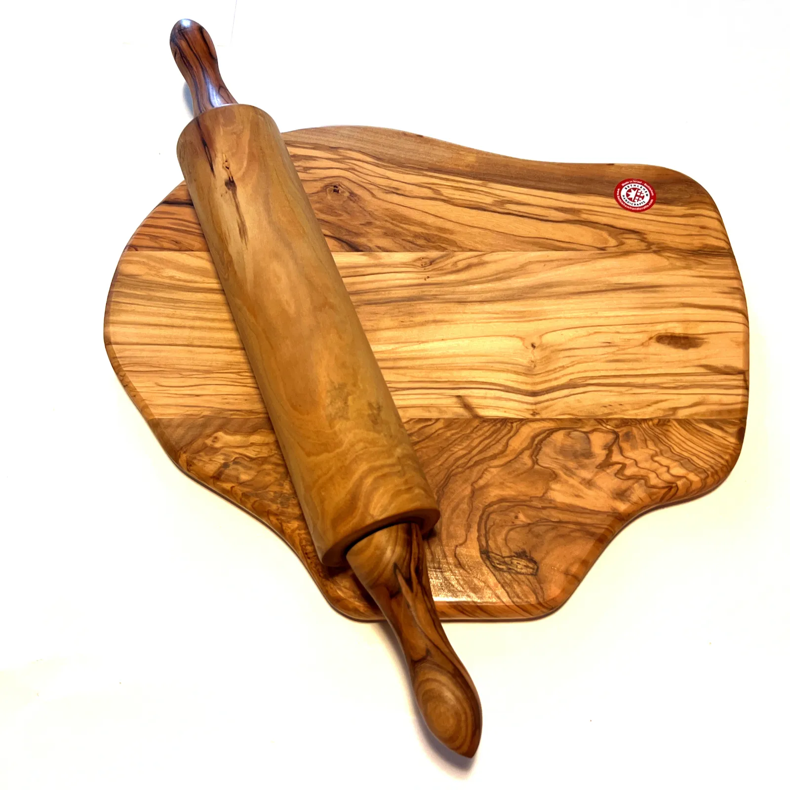 Wooden Cutting Boards / Charcuterie Board ( Set of 3) Handmade from Olive Wood Grown in Holy Land