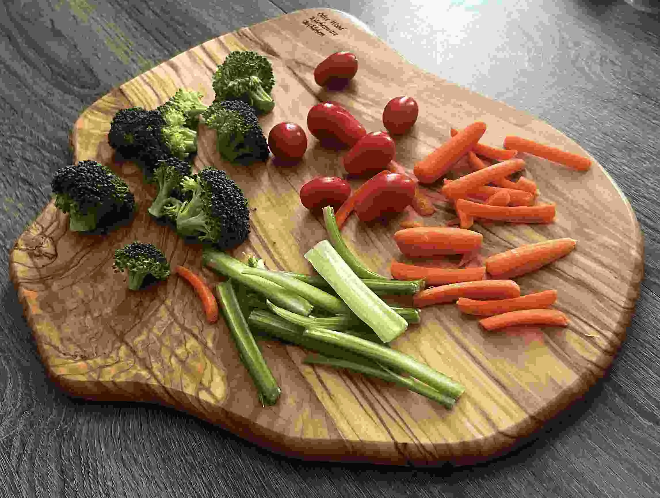 Wooden Cutting Boards / Charcuterie Board ( Set of 3) Handmade from Olive Wood Grown in Holy Land