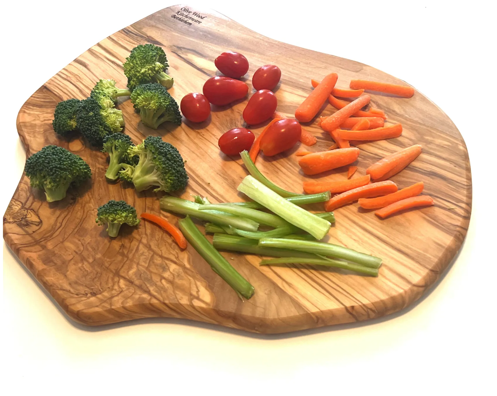 Wooden Cutting Boards / Charcuterie Board ( Set of 3) Handmade from Olive Wood Grown in Holy Land